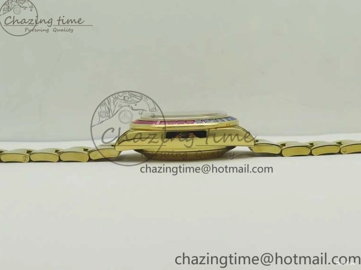 MiroTime 0307 Daytona 116589RBOW YG Rainbow Crystal BLF Best Edition Black Dial on YG Bracelet A ZeroBulk 3352